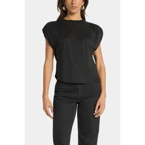 NEW NATION LTD frankie muscle tee in jet black